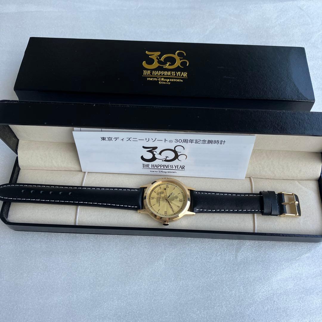 お値下げ】⭐️ディズニーリゾート30周年記念腕時計［非売品
