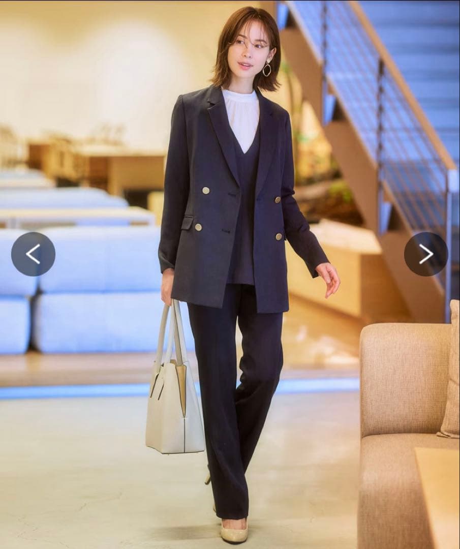 ✨極美品✨大きいサイズ【ニッセン】パンツスーツ　七五三　セレモニー　オフィス