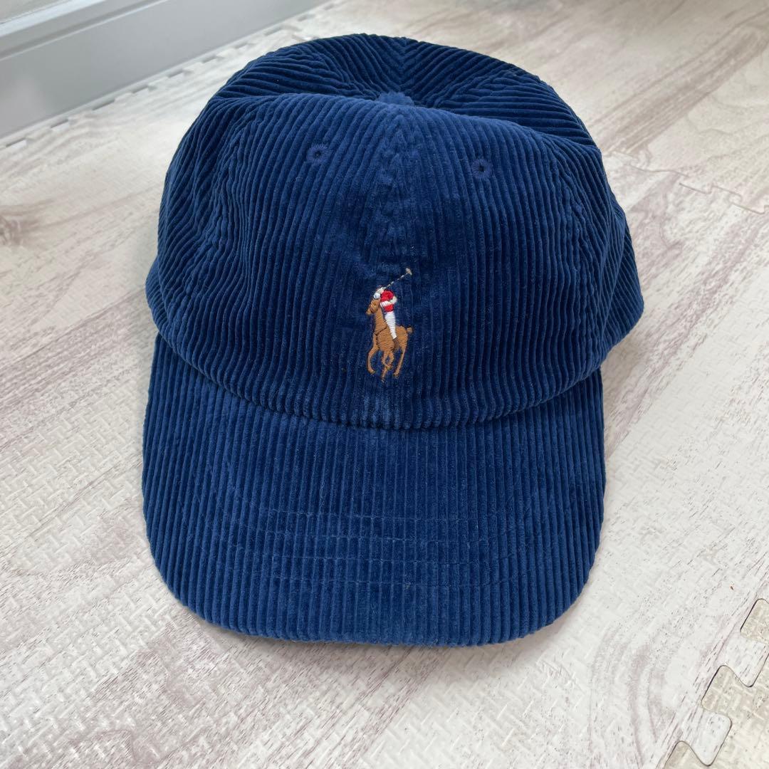 Polo Ralph Lauren コーデュロイネイビー キャップ Polo Ralph Lauren コーデュロイ キャップ | ブルー | FARFETCH JP