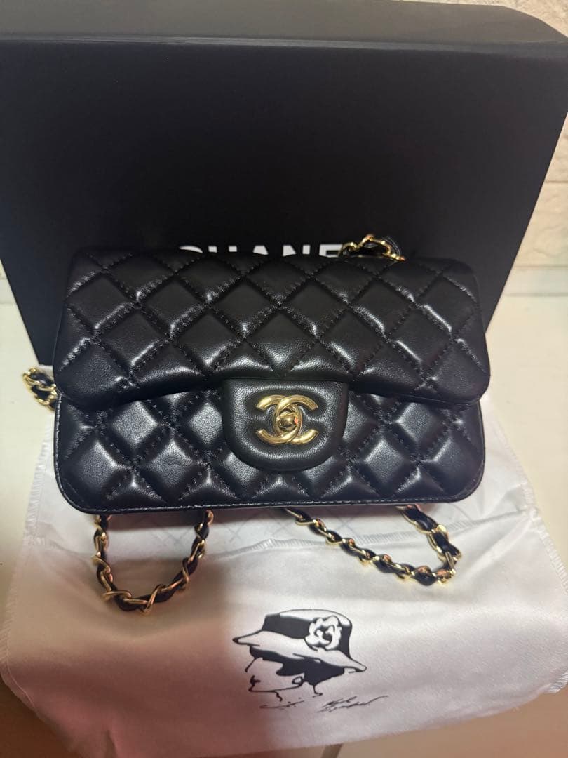 ブラック ショルダーバッグ キルティング アンドカワイイ And Kawaii ショルダーバッグ キルティングレザー ミニ