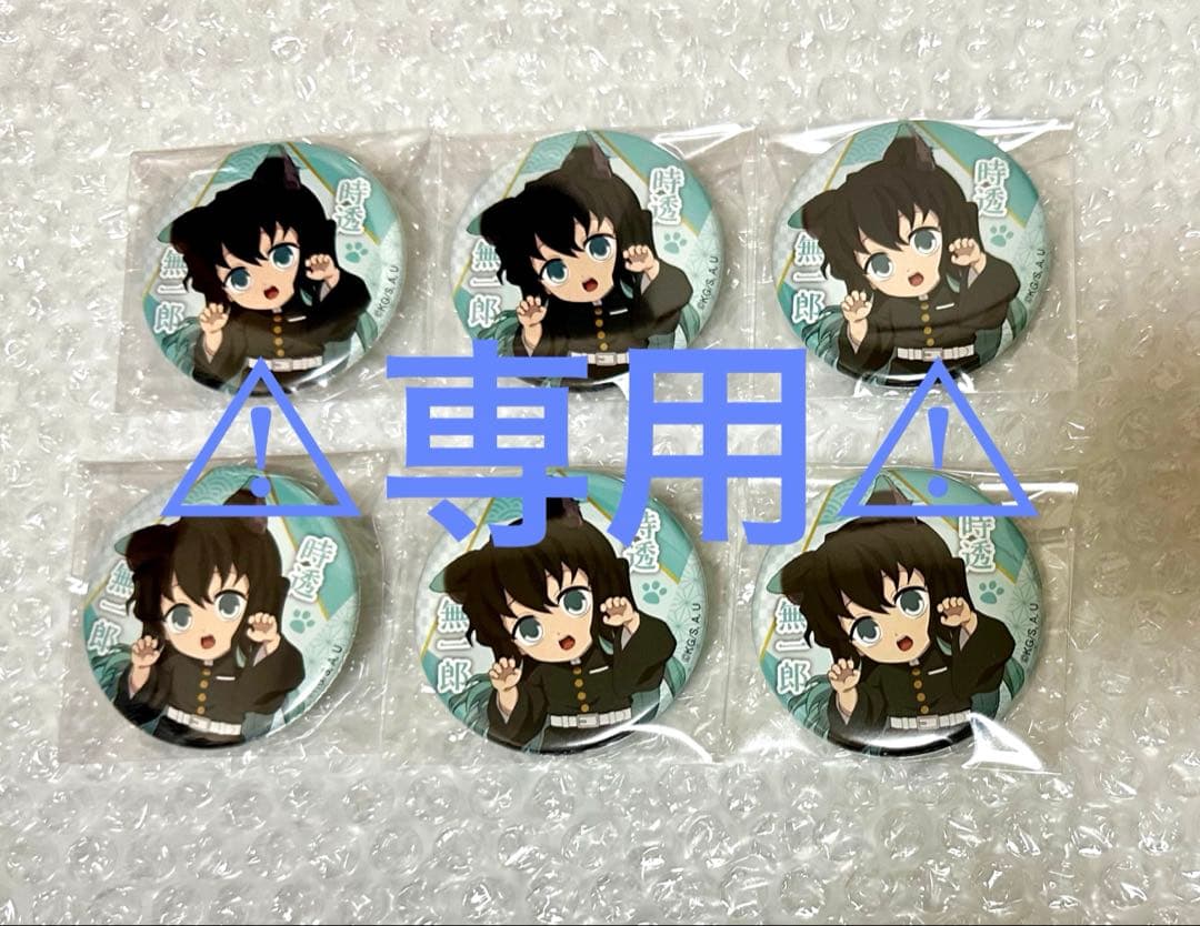 鬼滅の刃　ナンジャタウン　缶バッジ　時透無一郎 アニメ「鬼滅の刃」-特別任務発生！ナンジャタウンニ潜入セヨ！- 其の