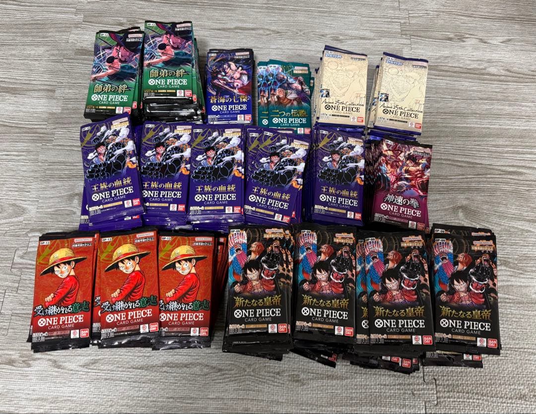 未開封 ワンピース トレーディングカード計561パック