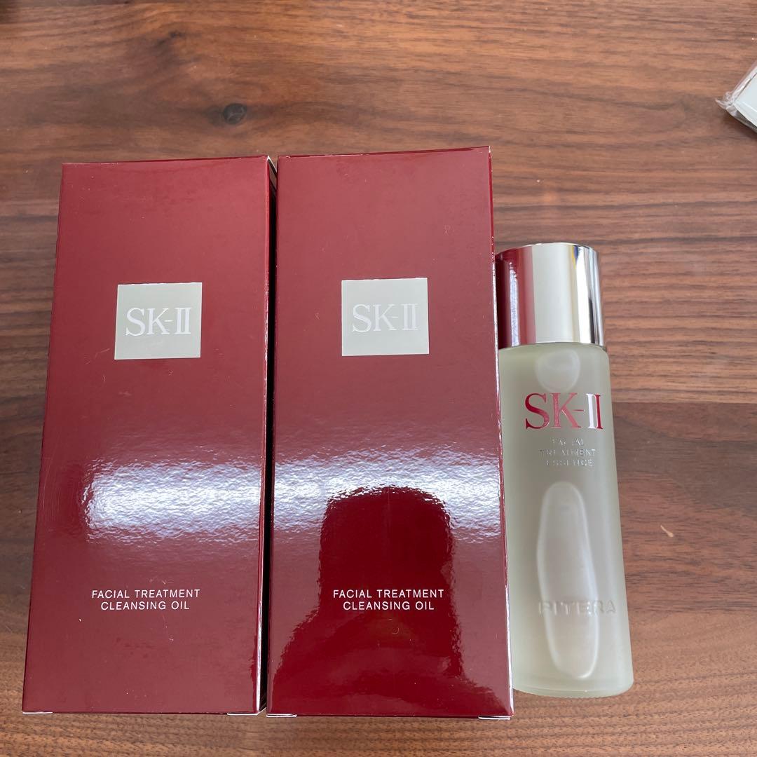 【新品未使用品】SK-IIクレンジングオイル2本セット 化粧水付き♡