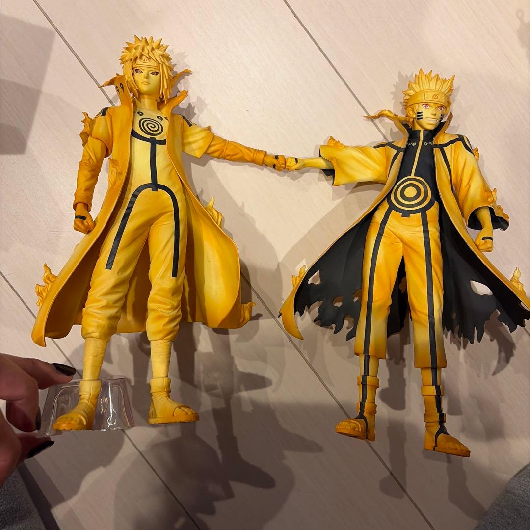 NARUTO一番くじ〜繋がる思い〜九喇嘛リンク　ナルト＆ミナトセット【箱無し】
