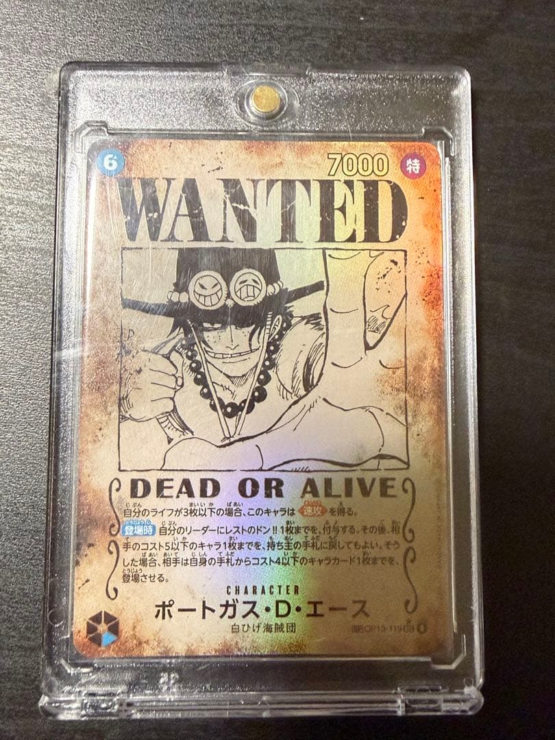 ポートガス・D・エース 手配書 OP13-119 SEC 受け継がれる意志 - メルカリ