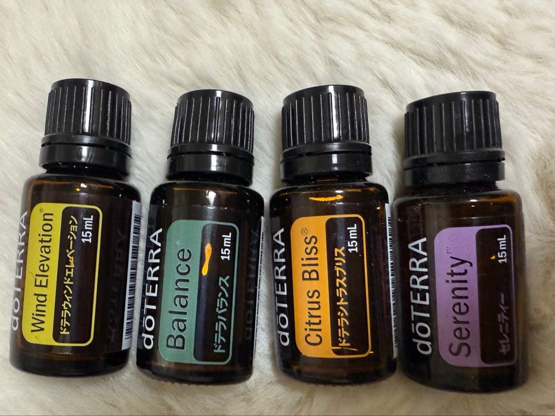 doTERRA エッセンシャルオイル4本セット 15mL