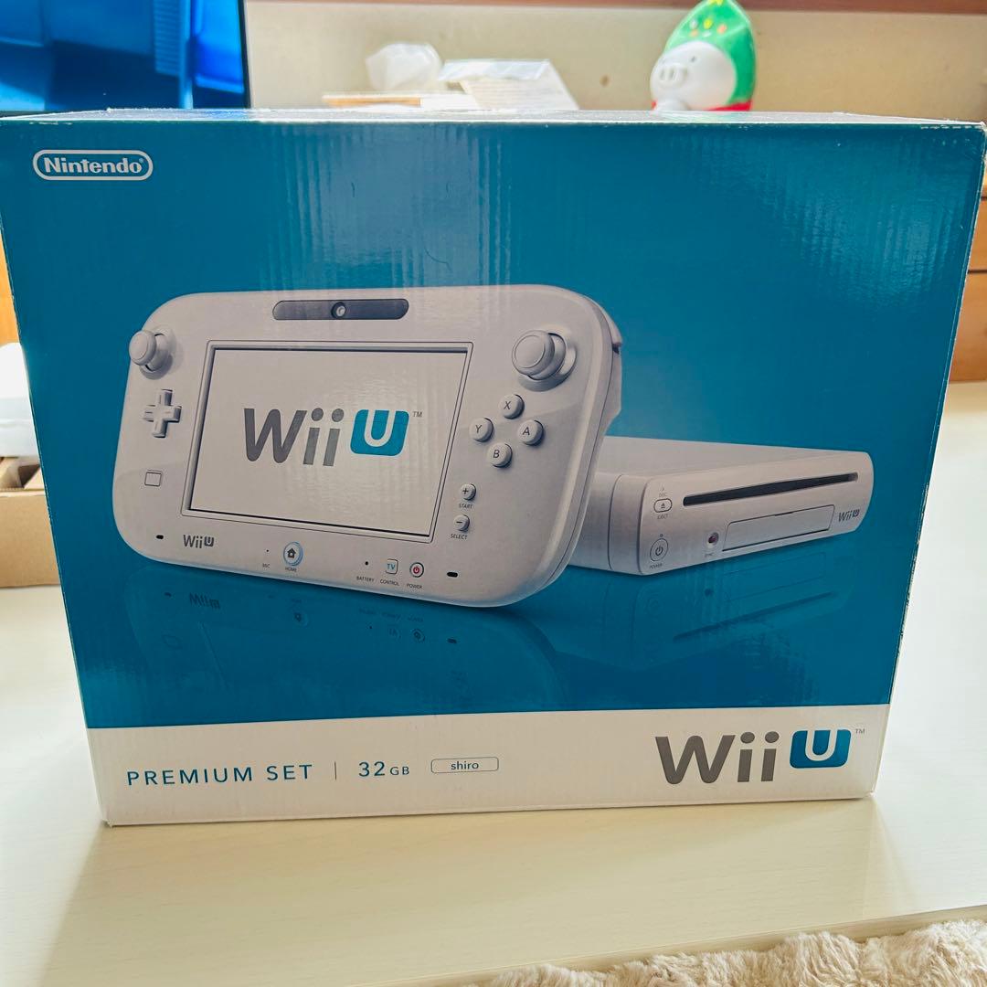 WiiU 32GB ホワイト 本体セット 箱 プレミアムセット 中古 - メルカリ