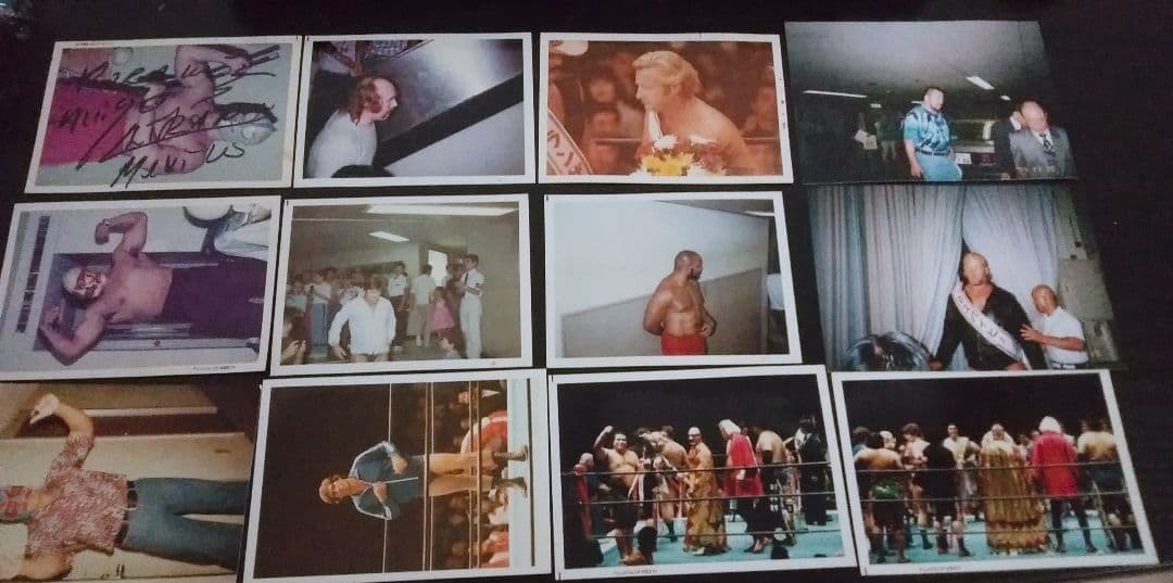 覆面レスラー ウルトラマン サイン付き写真 プロレスラー 写真セット ☆華麗なる覆面レスラー☆ マスクマン 雑誌付録ピンナップセット – 闘道館