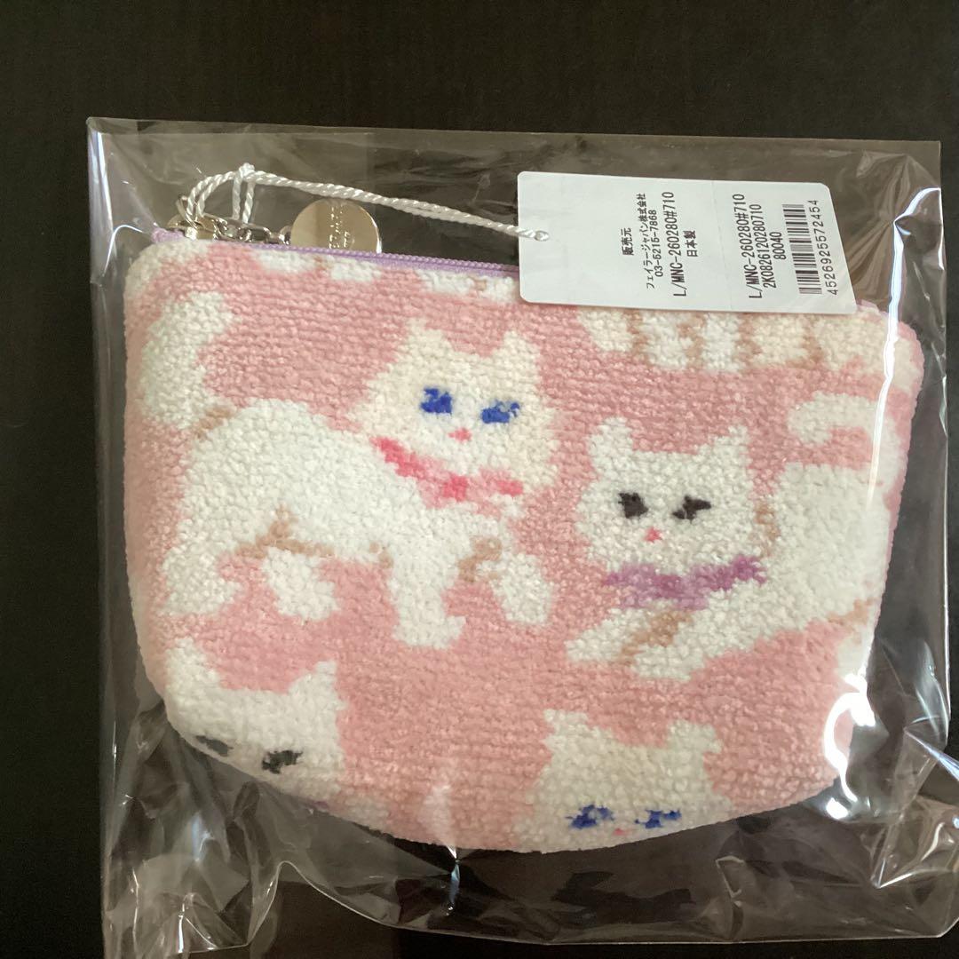 フェイラー モフモフネコチャン 舟形ポーチSサイズ - メルカリ