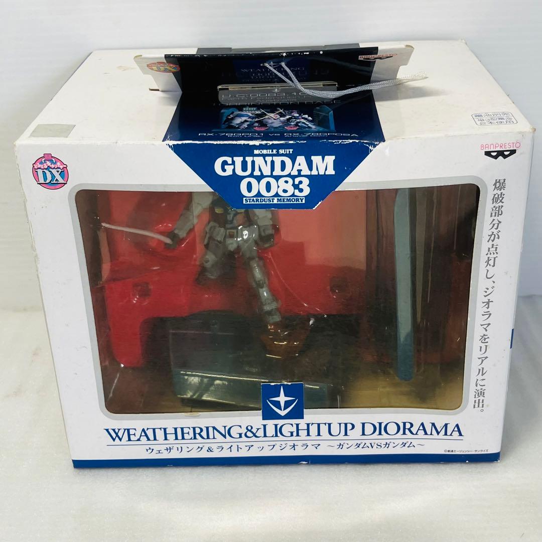 機動戦士ガンダム ウェザリング＆ライトアップジオラマ～ガンダムVS