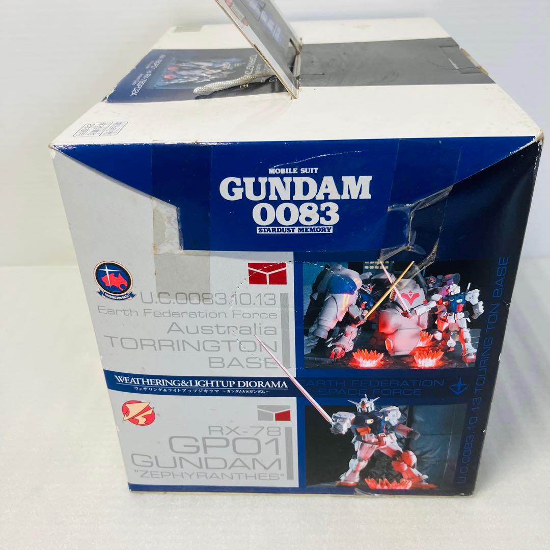 機動戦士ガンダム ウェザリング＆ライトアップジオラマ～ガンダムVS