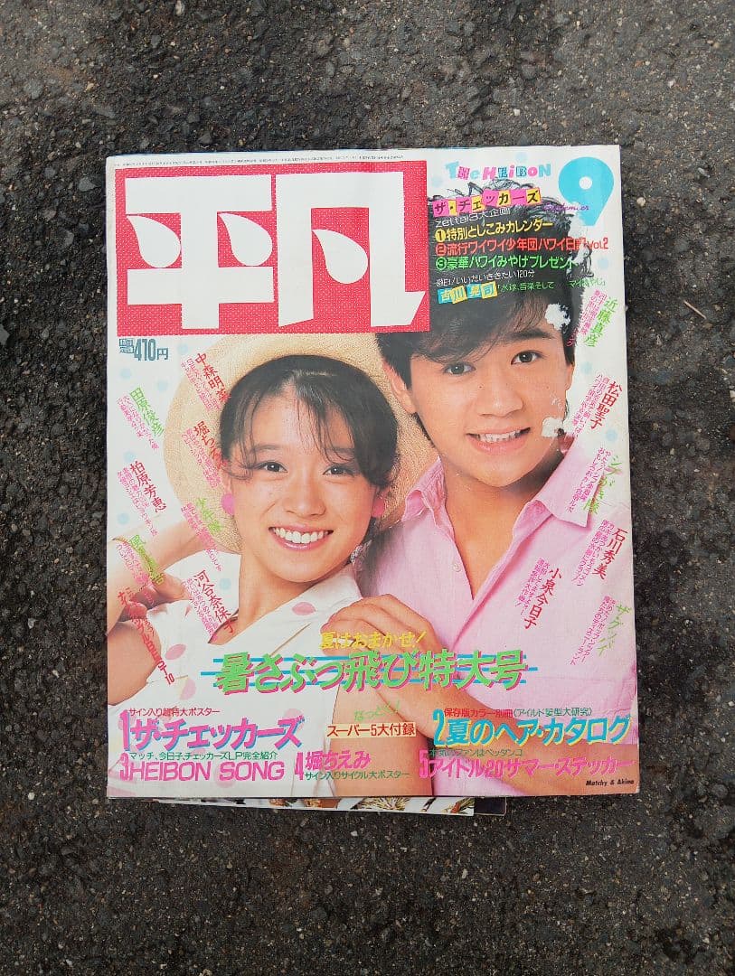 平凡 9月号 1984年 付録付 中森明菜 - メルカリ