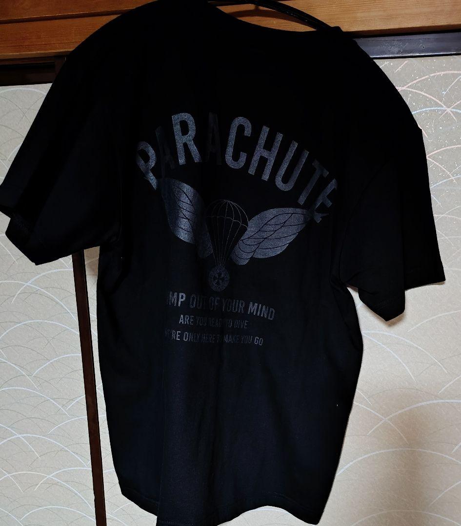 新品未使用】氷室京介 pjbグッズ パラシュートデザイン黒Tシャツ S