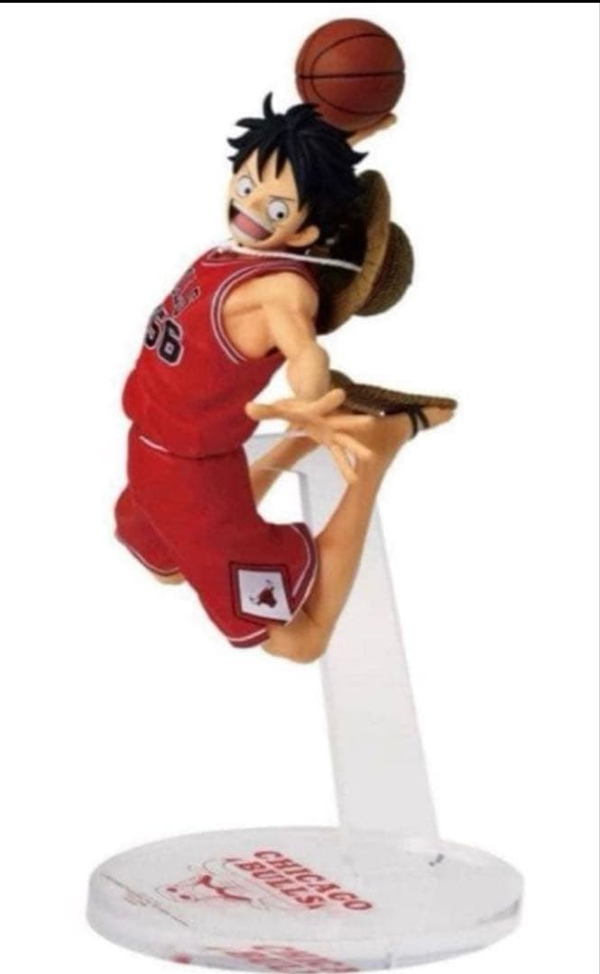 ONE PIECE ×NBA ルフィ　BASE CHICAGO BULLS