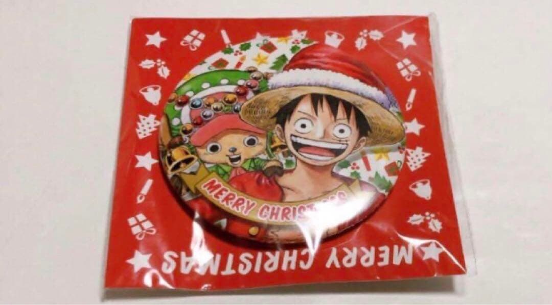 ワンピース ONEPIECEクリスマス 缶バッジ 2018 ルフィ チョッパー