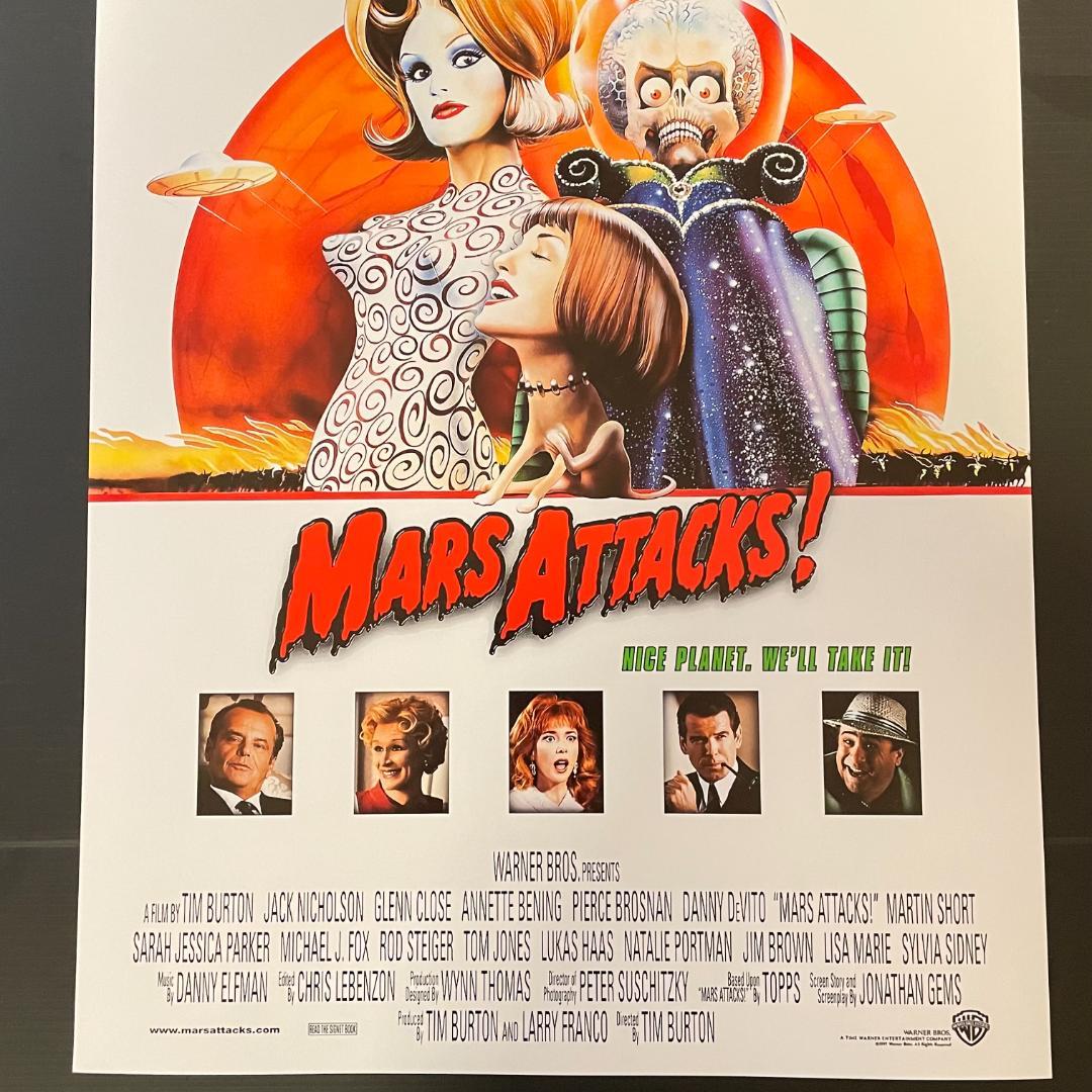 US版ポスター『マーズ・アタック!』（Mars Attacks!）④ - メルカリ