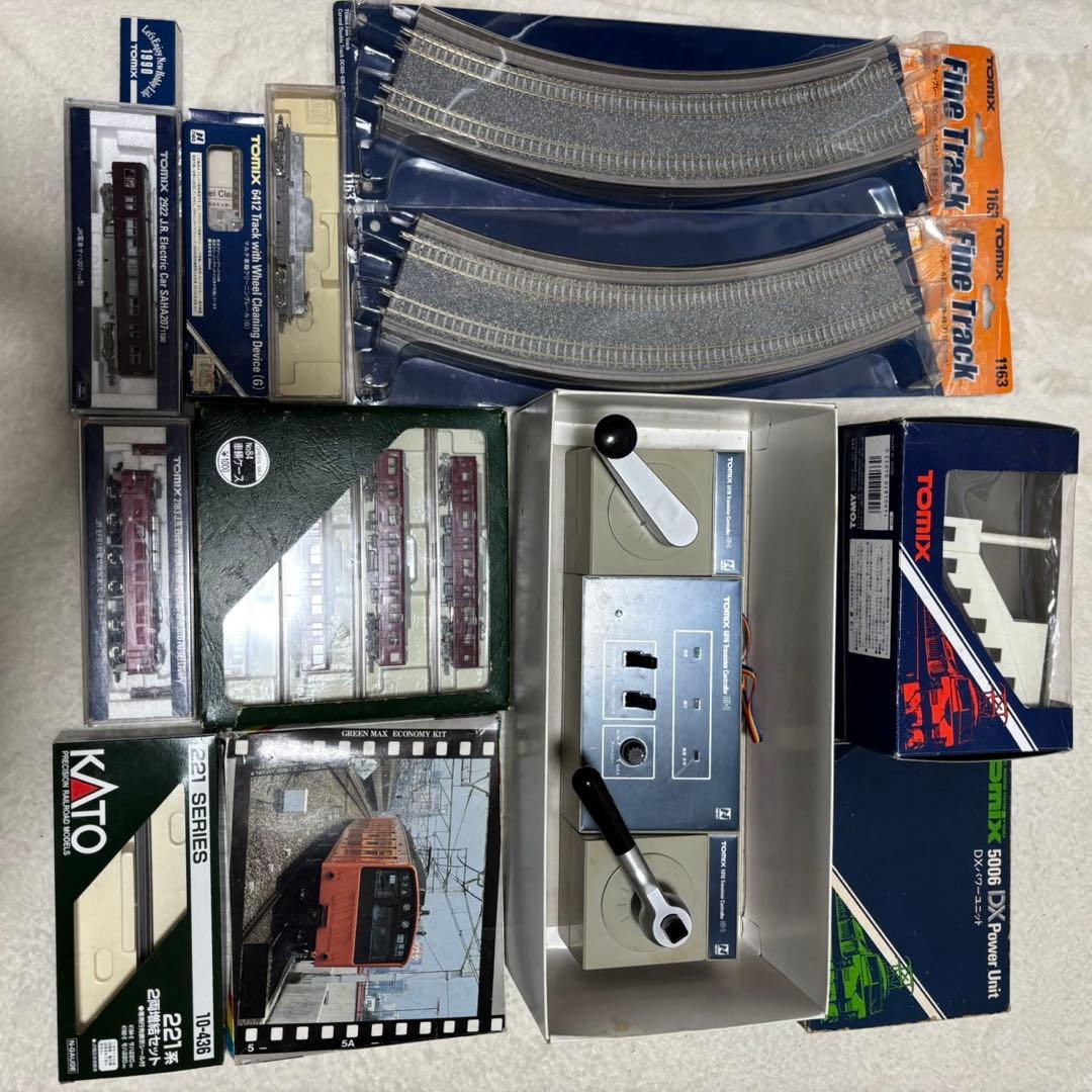 TOMIX Nゲージ　KATO 221系電車セット　車両レールまとめ　鉄道模型