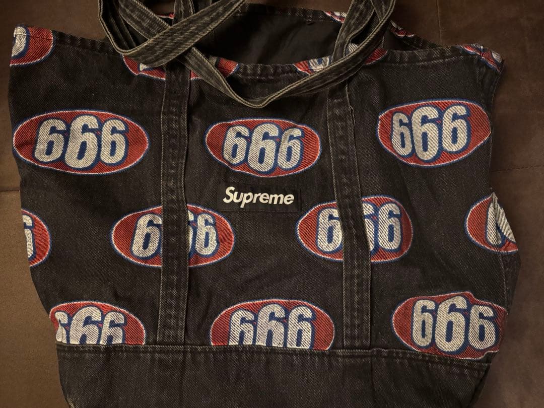 バッグ supreme 666 Denim Tote Bag