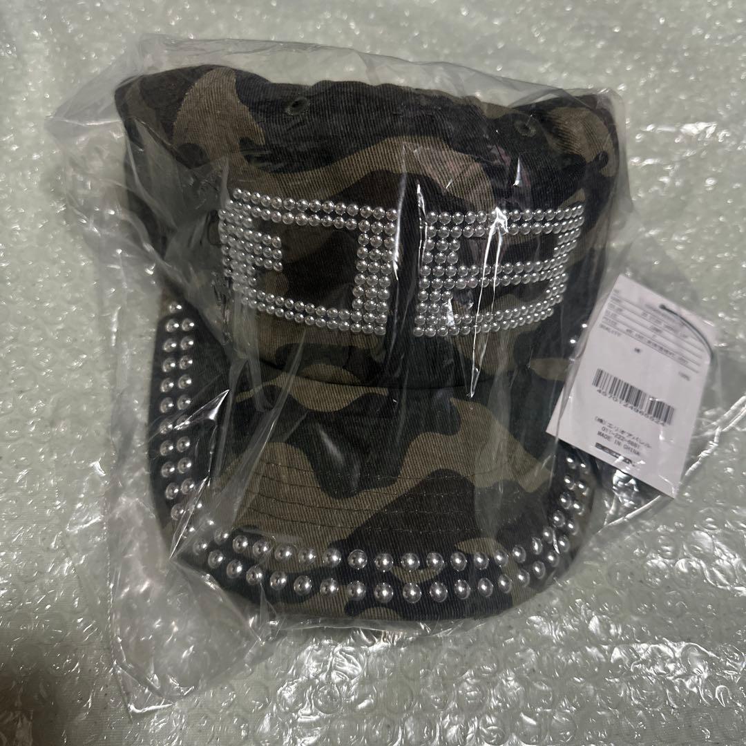 beeden bd studs damage cap キャップ 迷彩 新作