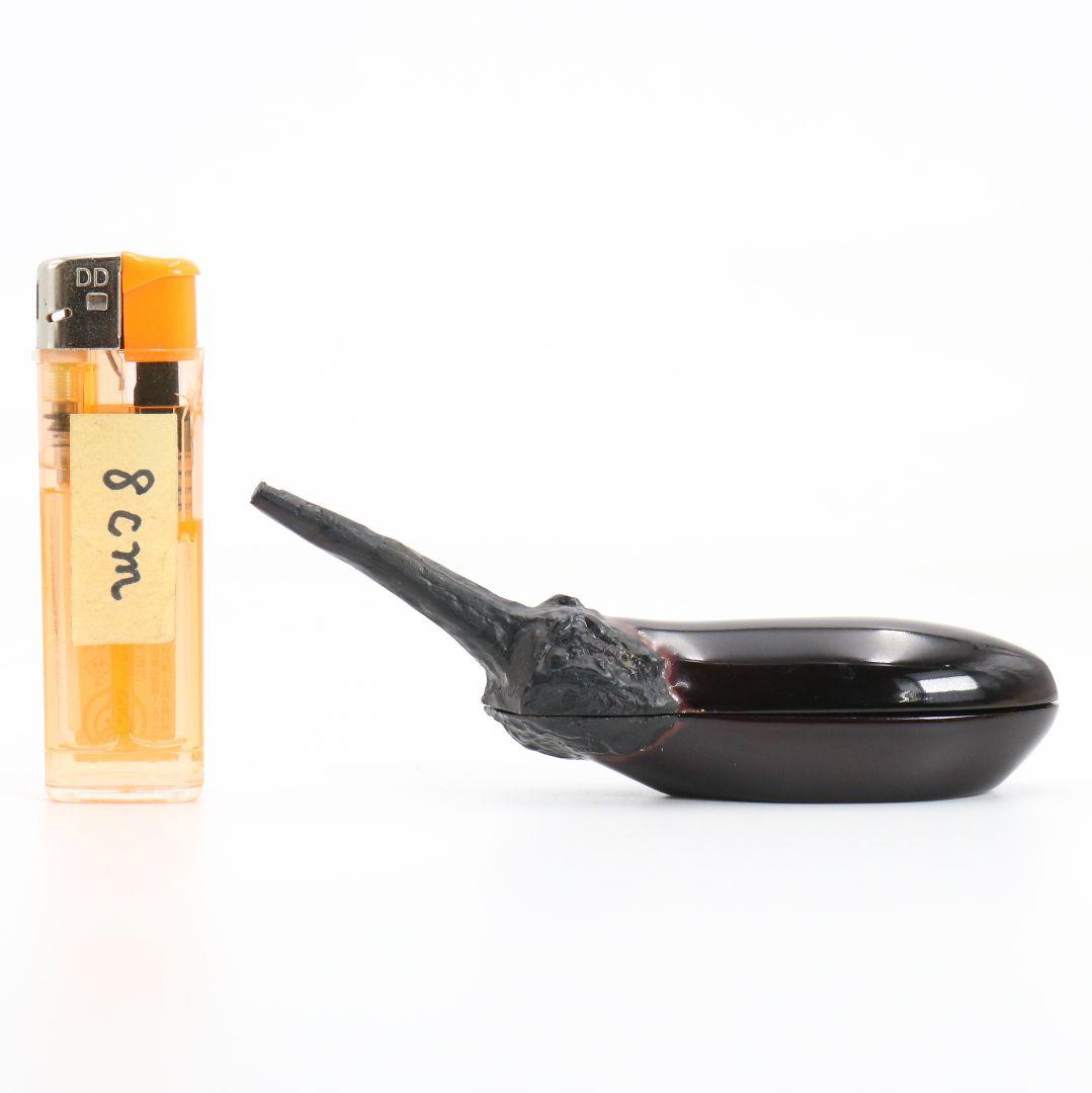 畦地粒俵作 乾漆 長茄子香合 茶道具 共箱共布 rC794 N4 - メルカリ