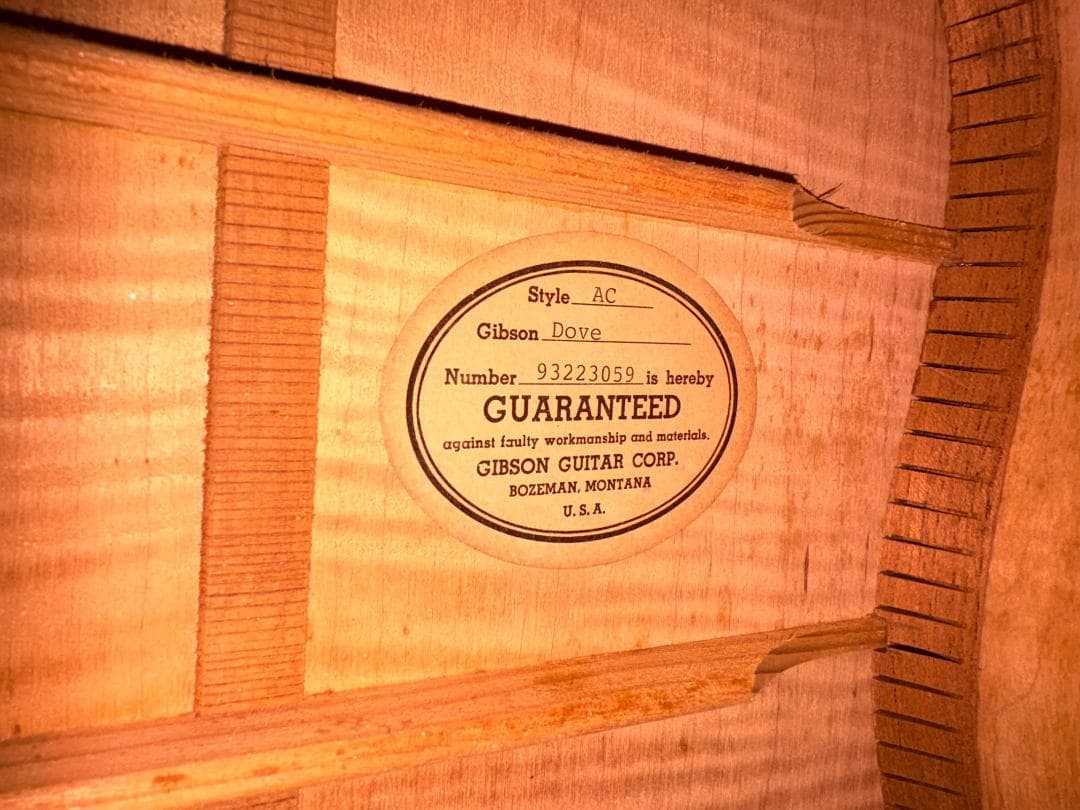 ★J-45も最高！でも忘れてはいけない！ その上にはDOVEがある！’93年製★