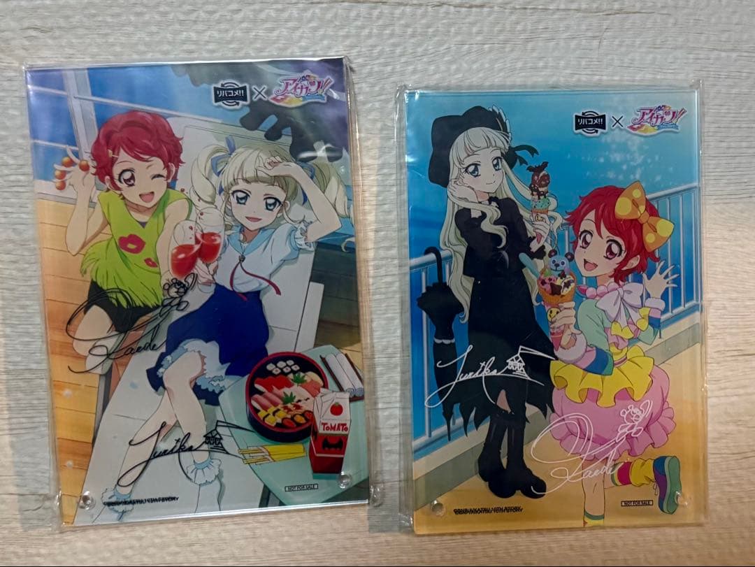 リバコメ×アイカツ！藤堂ユリカ 一ノ瀬かえで アクリルパネル