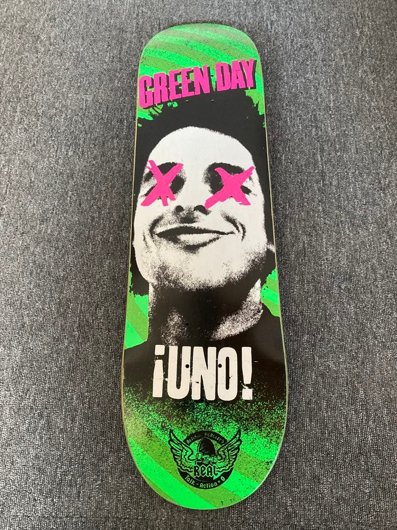 【ポ◯ト】greenday スケボーデッキ　real コラボ DGK ディージーケー スケートボード デッキ 8.0inch Street Soldier
