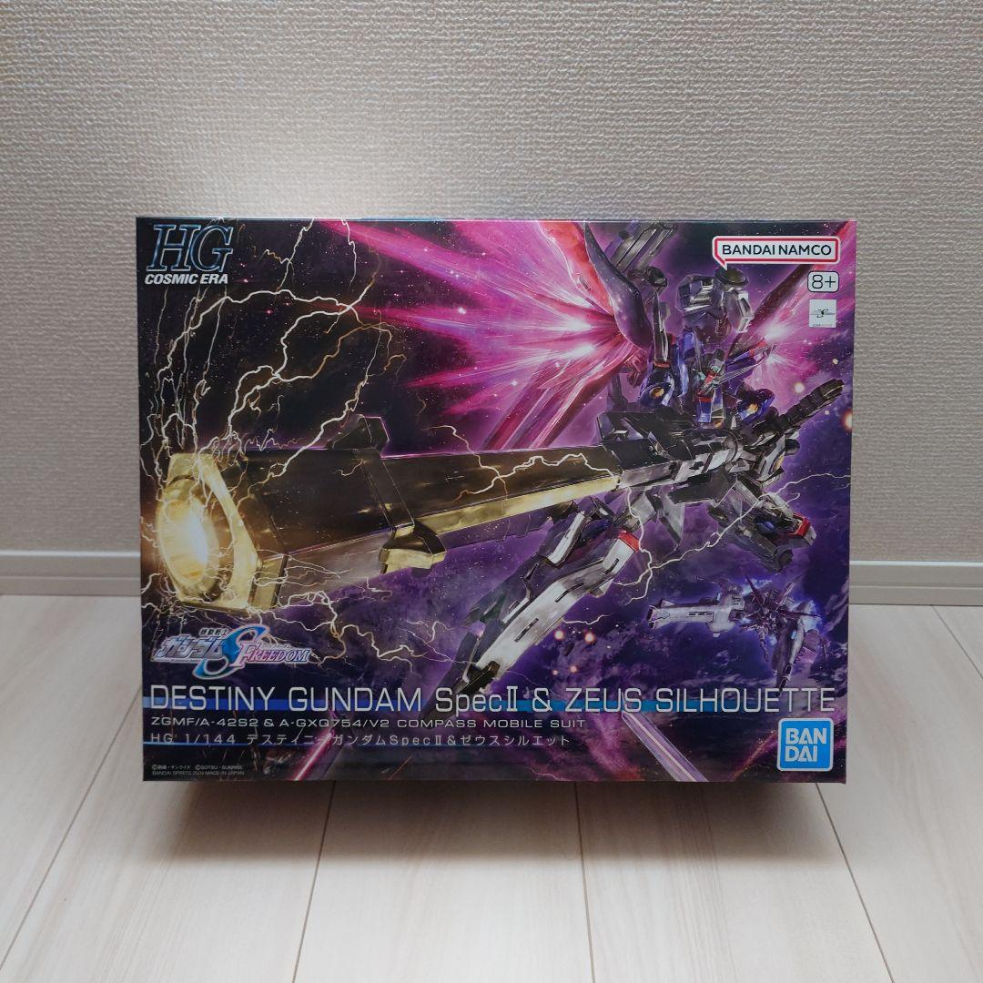 未組立★HG デスティニーガンダムspecⅱ ゼウスシルエット★