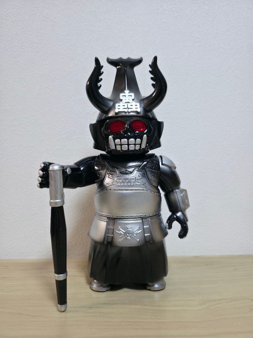 SKULL TOYS スカルトイズ ドクロ大将軍 黒銀 ソフビ sofubi