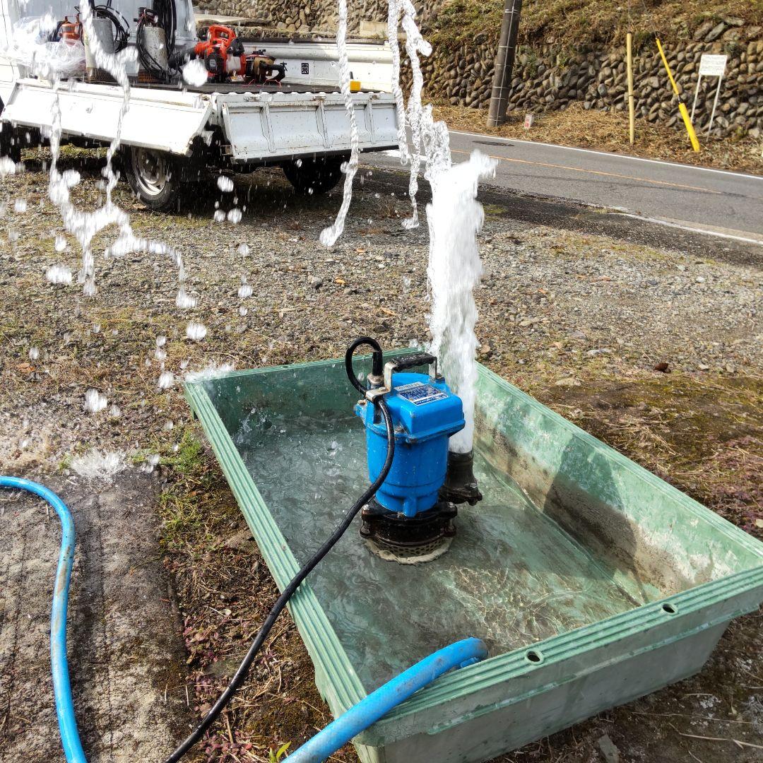 ツルミ工事用ハイスピン水中ポンプ