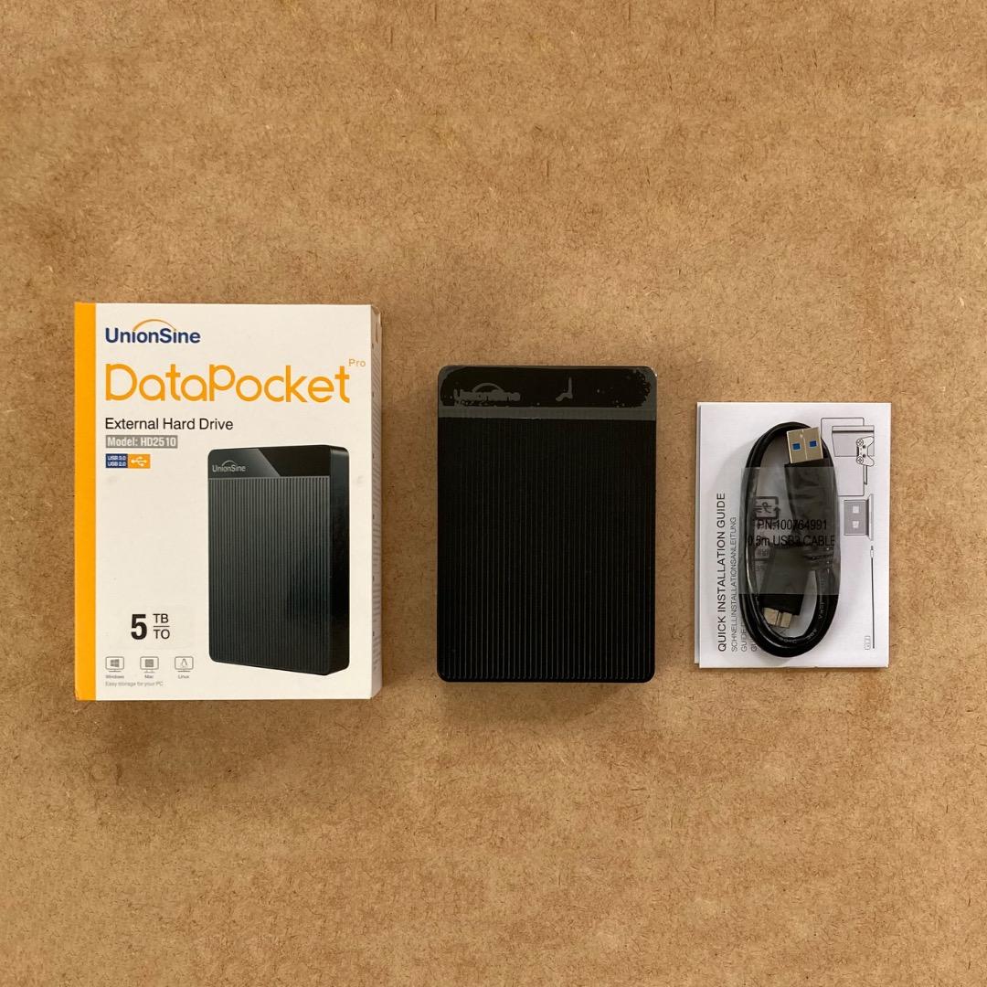 UnionSine 外付けHDDポータブルハードディスク 5TB