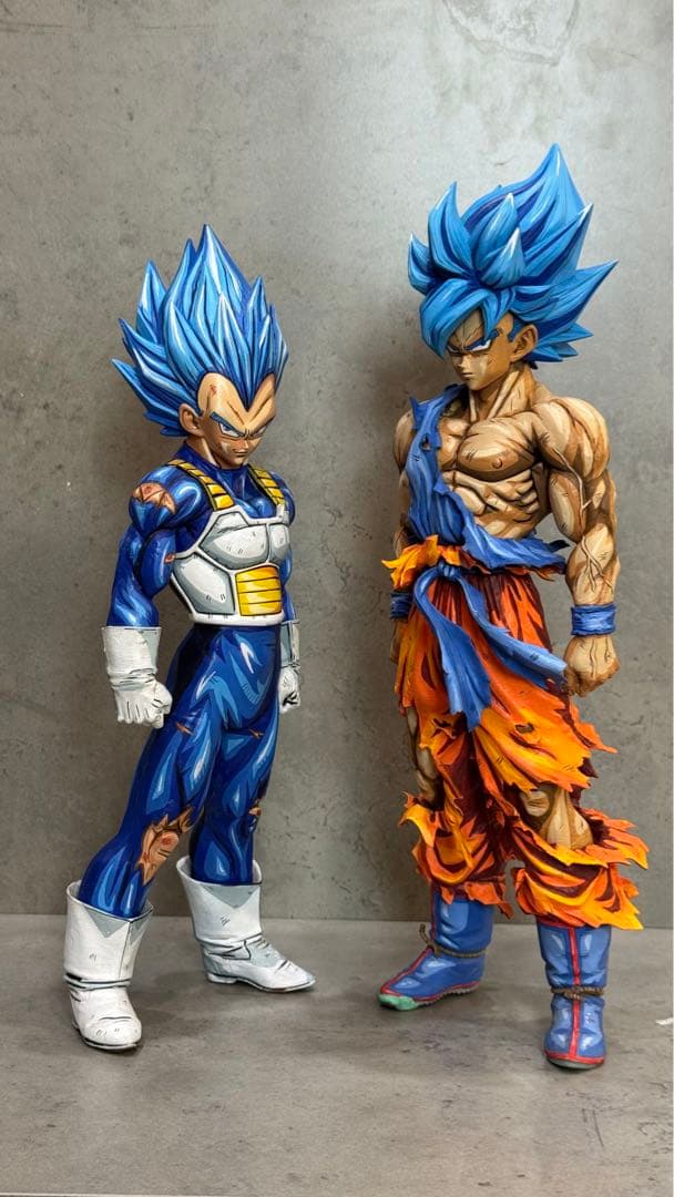 ドラゴンボール ベジータと孫悟空フィギュア 2体セット青 ドラゴンボールVSオムニバス A賞 孫悟空&ベジータフィギュア 2個セット