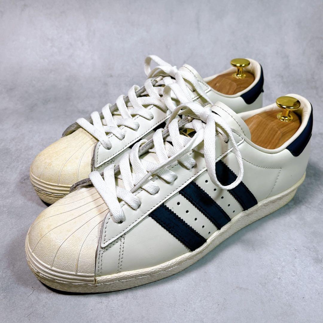 アディダス】スーパースター 80s ビンテージ DX (26) 金ベロ 白 - メルカリ