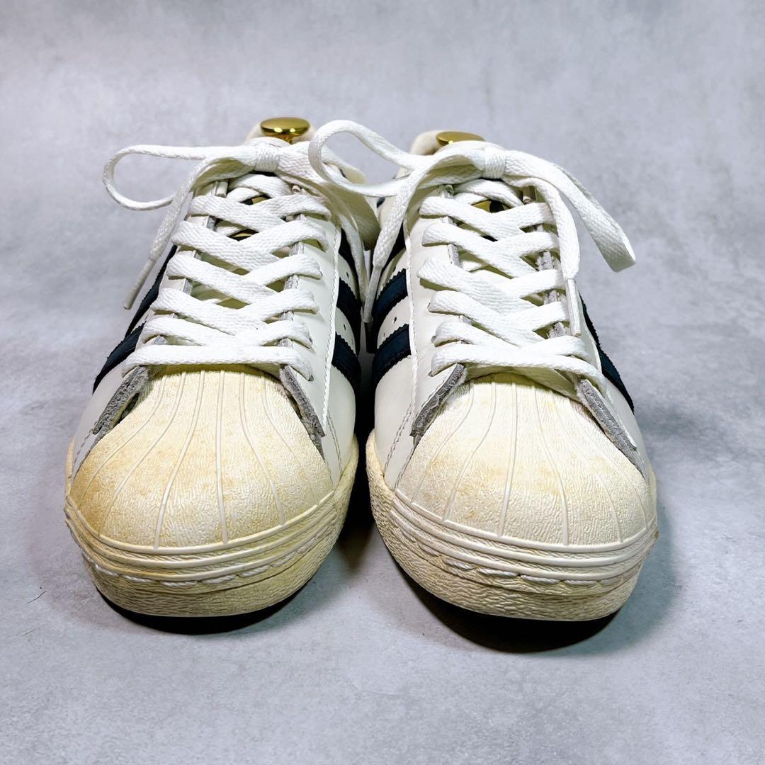 アディダス】スーパースター 80s ビンテージ DX (26) 金ベロ 白 - メルカリ