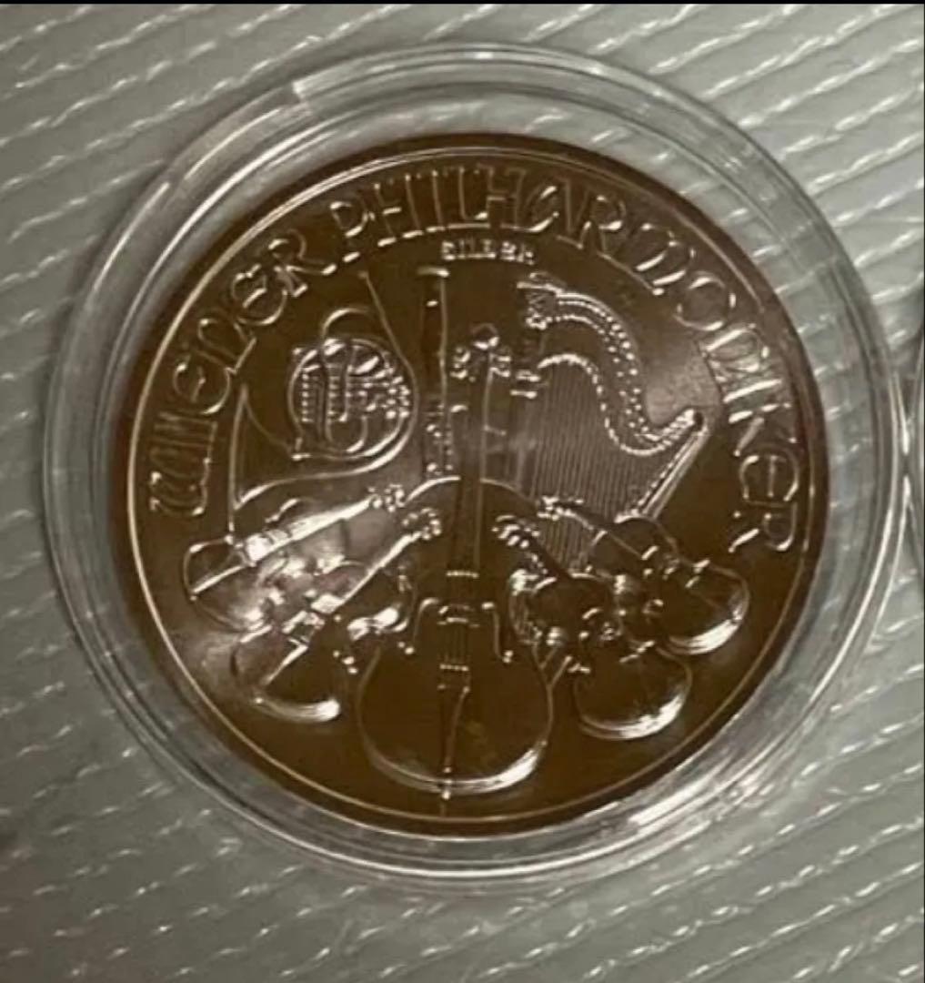 オーストリア ウィーン銀貨 1オンス 純銀　2025年