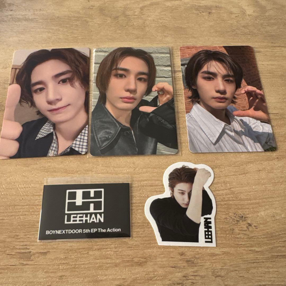 The action イハン トレカ ステッカー weverse ボネクド - メルカリ