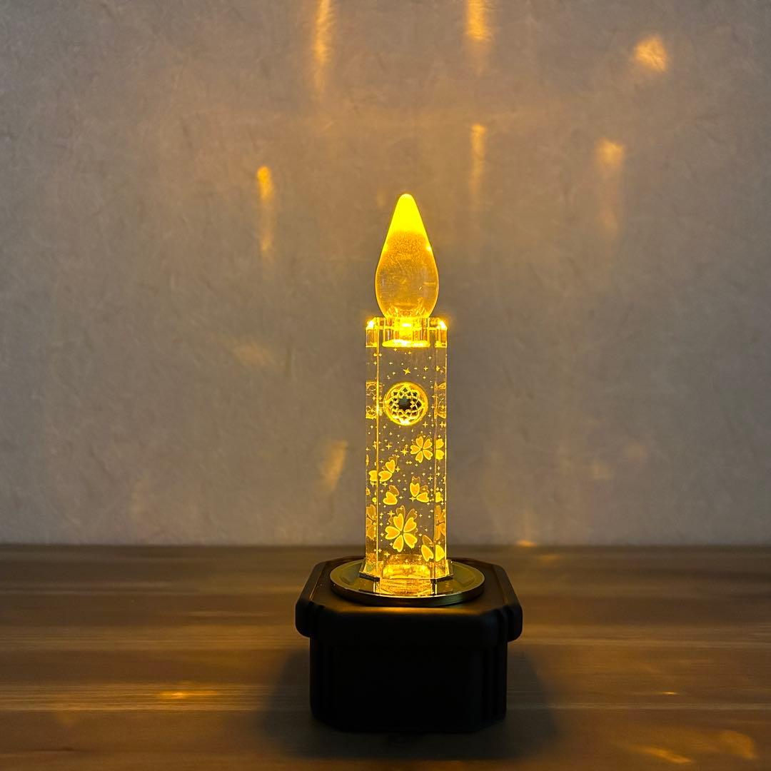 ダイヤローソク　電池式　黒　14型