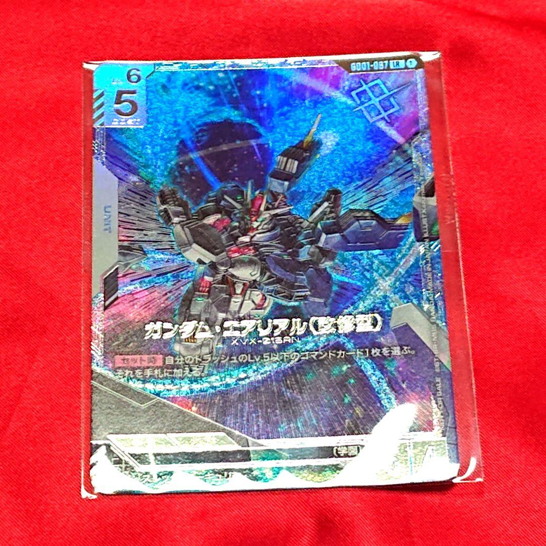 ガンダムエアリアル(改修型) 優勝カード パラレル】GD01-067 ガンダム・エアリアル（改修型） LR＋＋ | GD01
