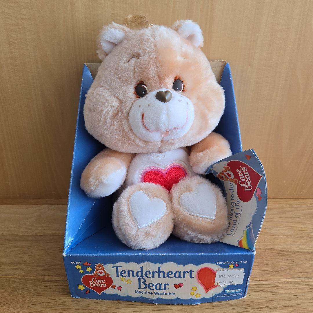 希少 80s ヴィンテージ ケアベア ぬいぐるみ 当時 テンダーハート