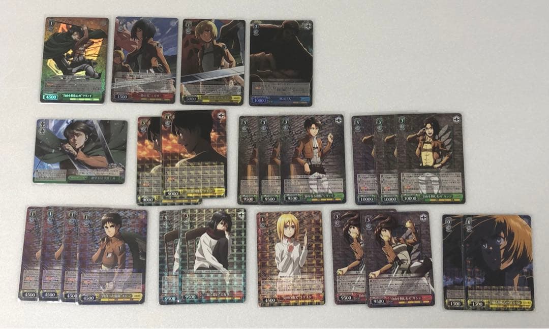 進撃の巨人　ヴァイスシュヴァルツ　まとめ ブースターパック 「進撃の巨人」Vol.2 ｜ ヴァイスシュヴァルツ｜Weiβ