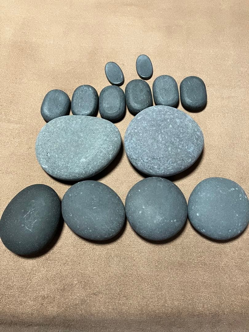 玄武岩ホットストーン天然セット