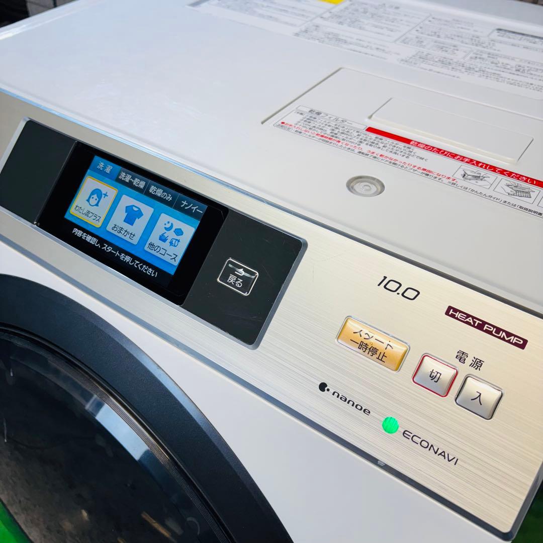 Panasonic 10kg ドラム式洗濯機 タッチモニター【地域限定配送無料