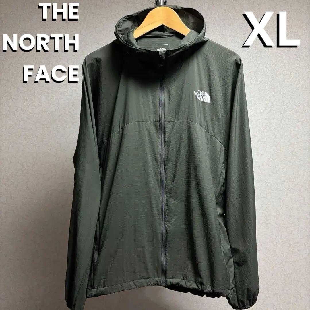 【美品】THE NORTH FACE スワローテイルフーディ XL ニュートープ