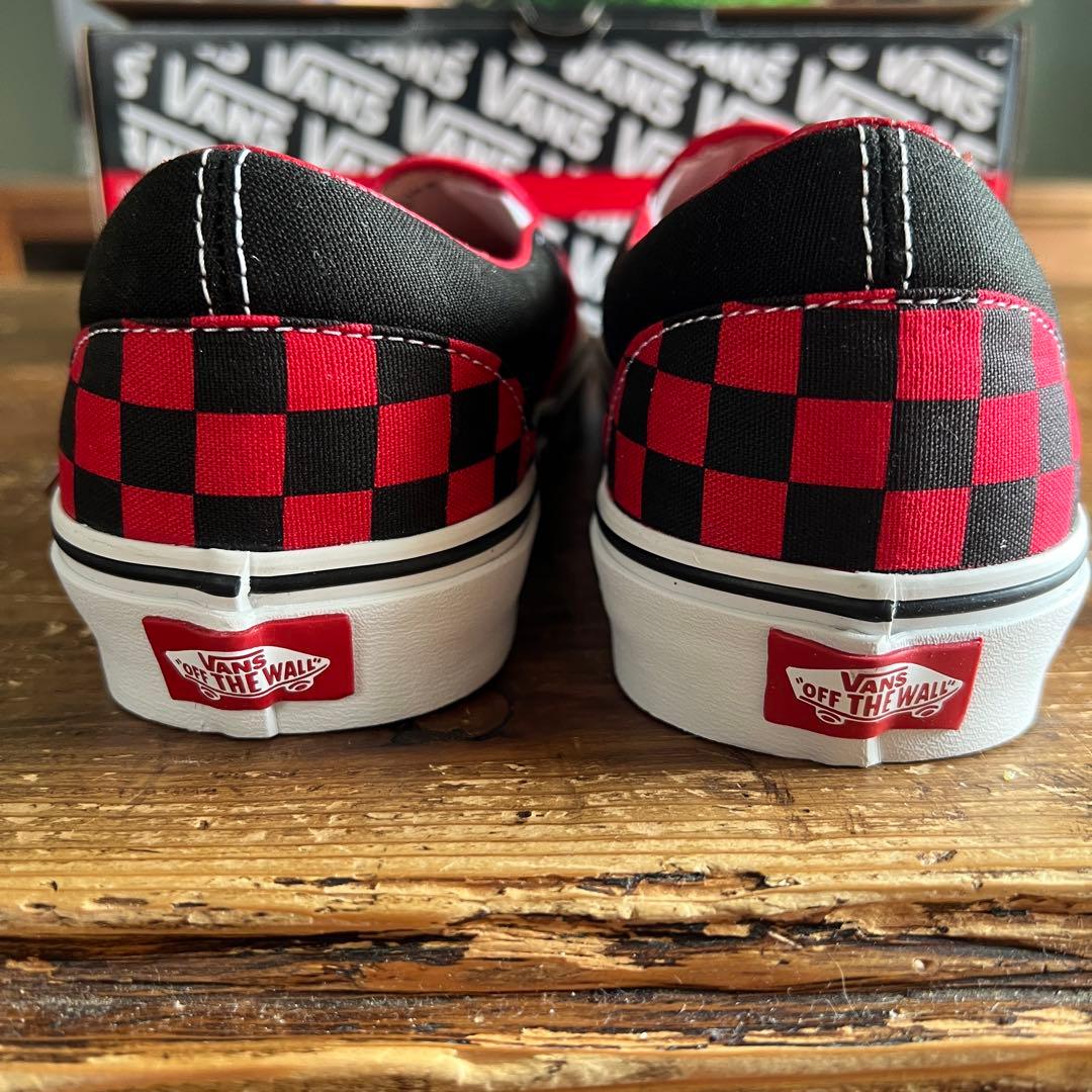 バンズ クラシック スリッポン チェッカー 赤 黒 28.5cm - メルカリ