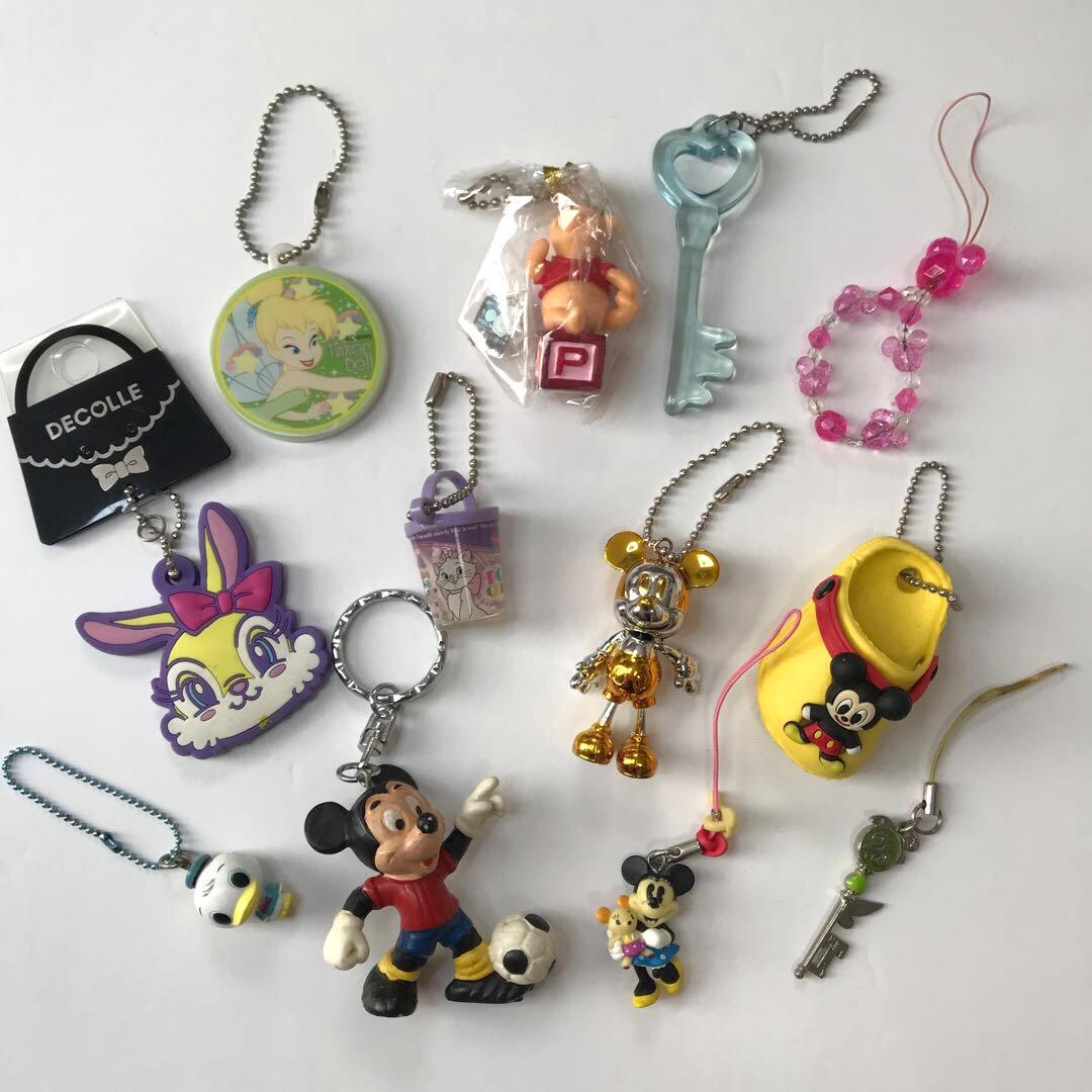 ディズニー ストラップ キーホルダー まとめ売り 平成レトロ - メルカリ