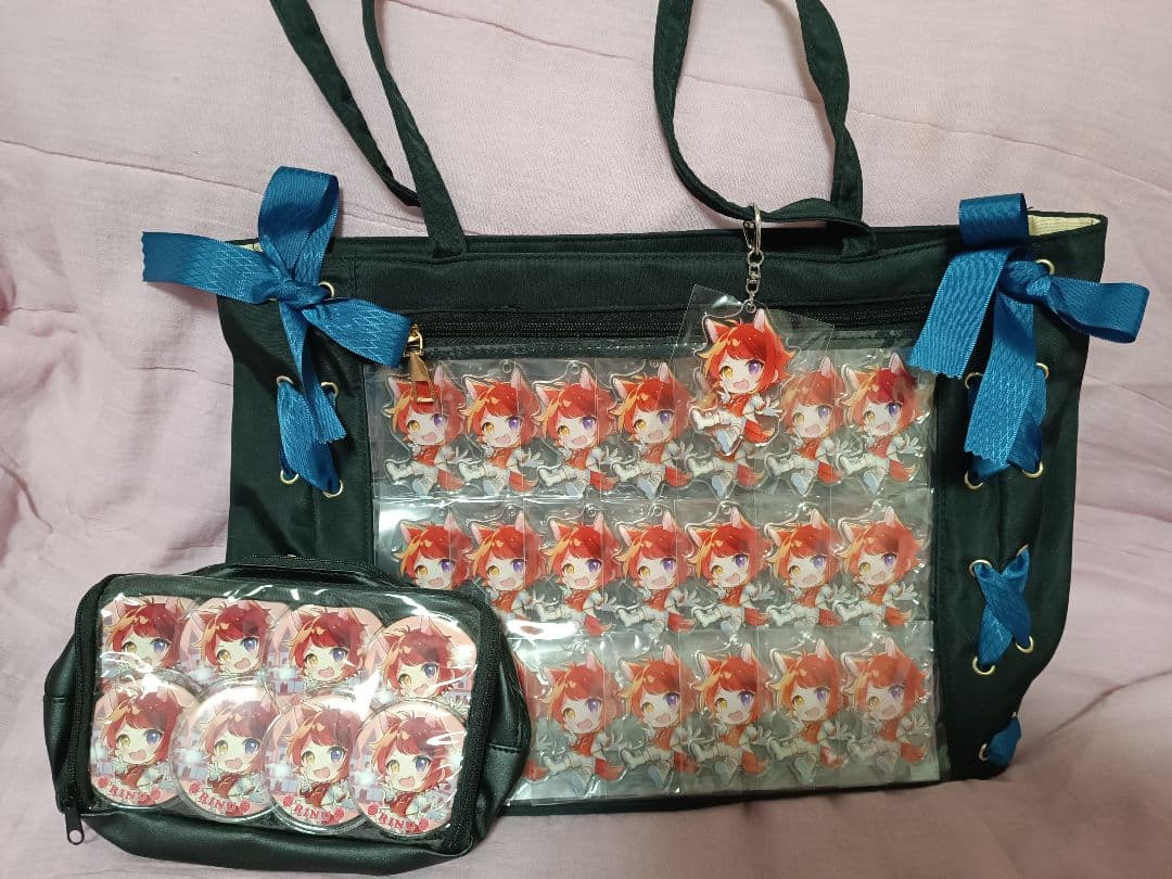 すとぷり　莉犬くん　アクキー痛バ　ポーチ　すとねく　デフォ すとぷり 莉犬くん アクキー痛バ ポーチ 2021 spring デフォ - メルカリ