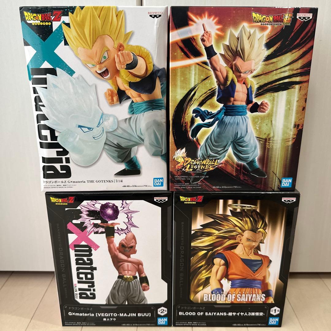 ドラゴンボールZ 孫悟空　ゴテンクス　魔人ブウ　フィギュア　4種セット