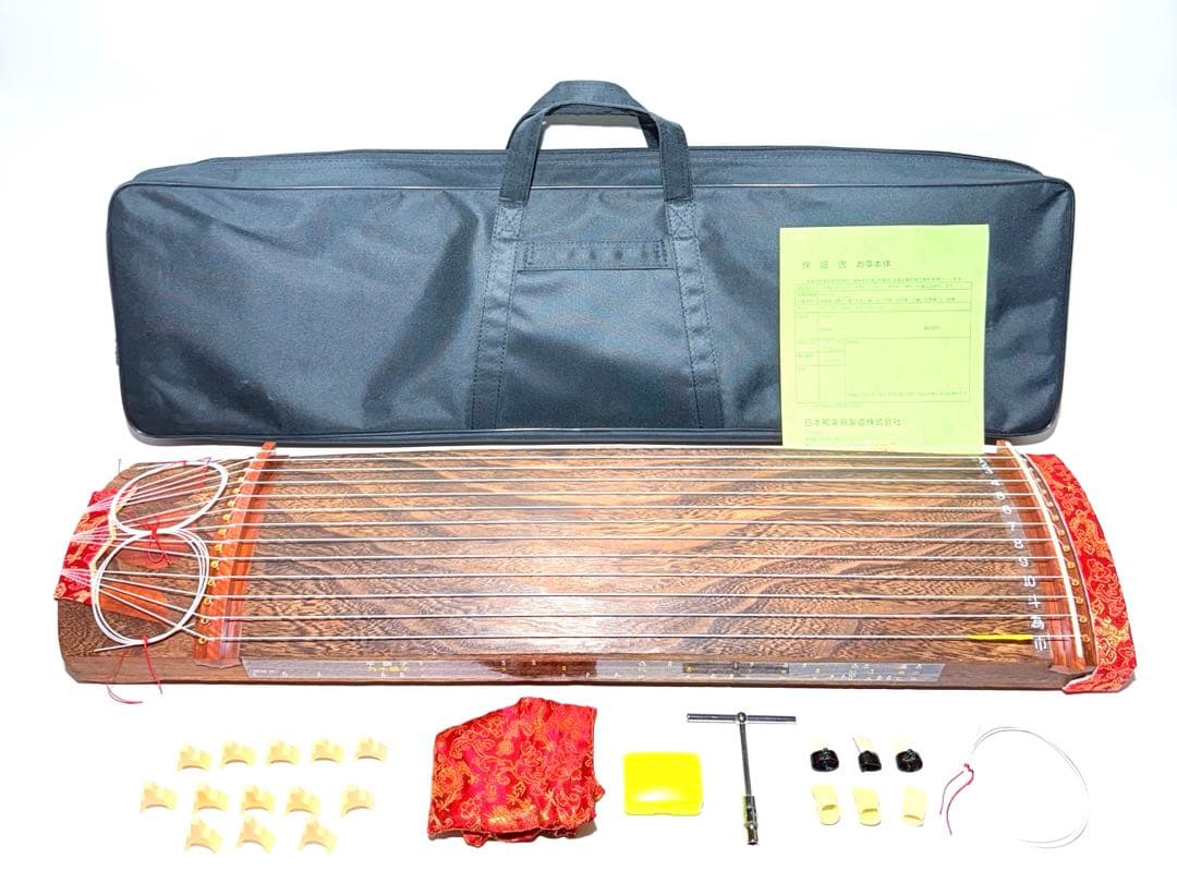 【美品】文明箏 ひばり 琴 短箏