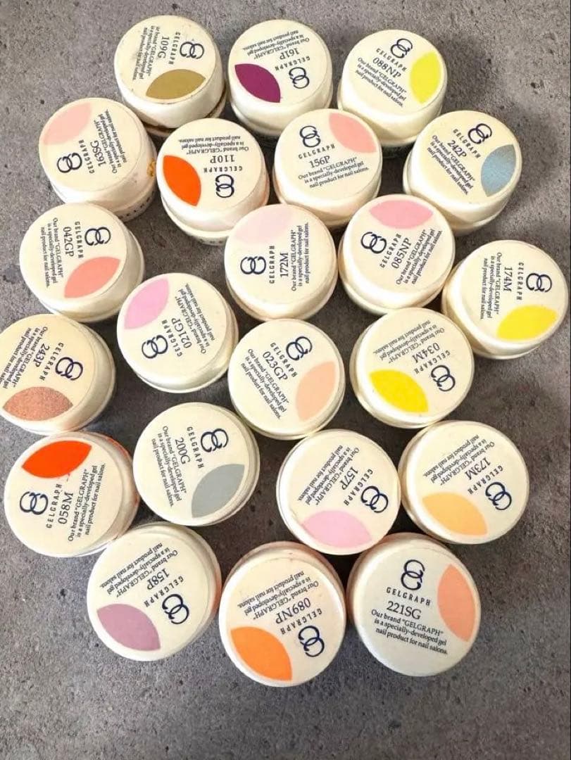 ジェルグラフ21色セット➕アンドグラフ新品５色！