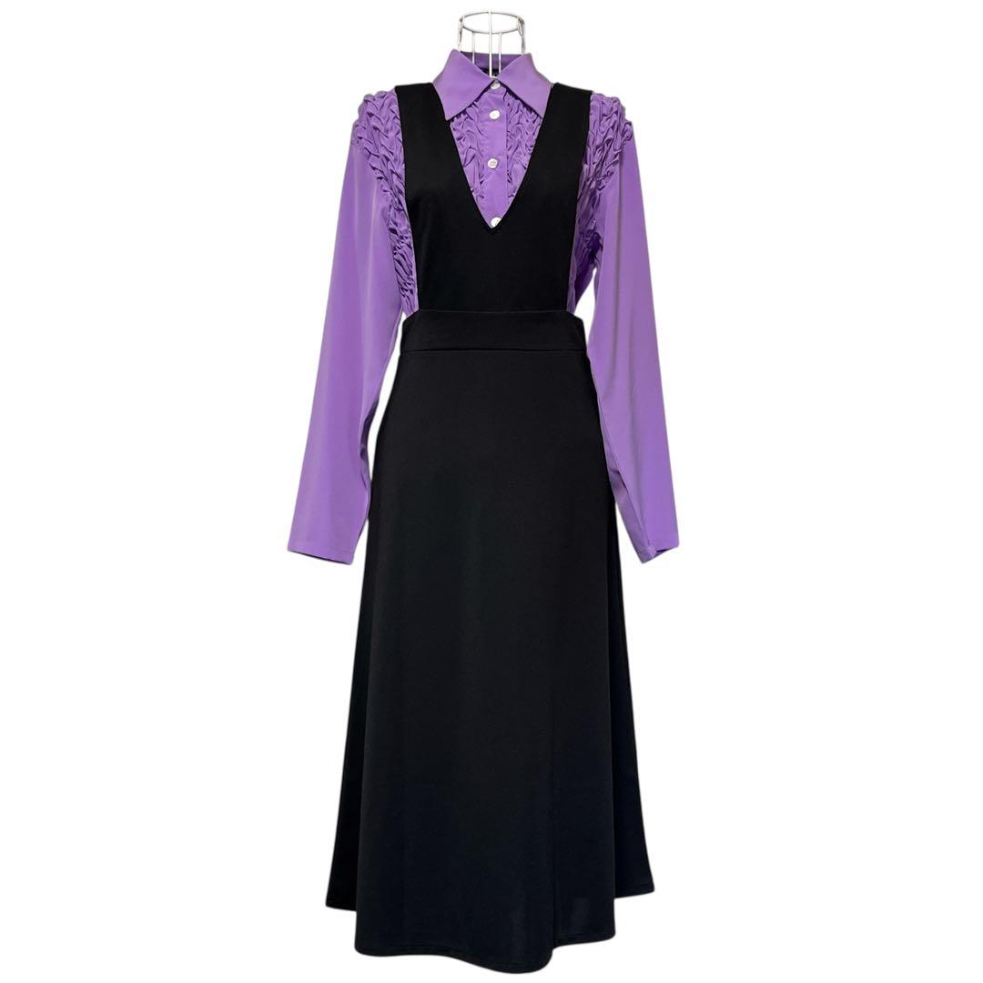 ATSURO TAYAMA 】ブラウス フリルギャザー パープル系 パリコレ - メルカリ